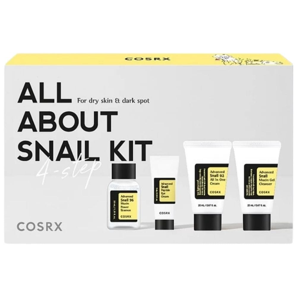 COSRX COSRX All About Snail Kit Zestaw kosmetyków ze śluzem ślimaka - 4 sztuki