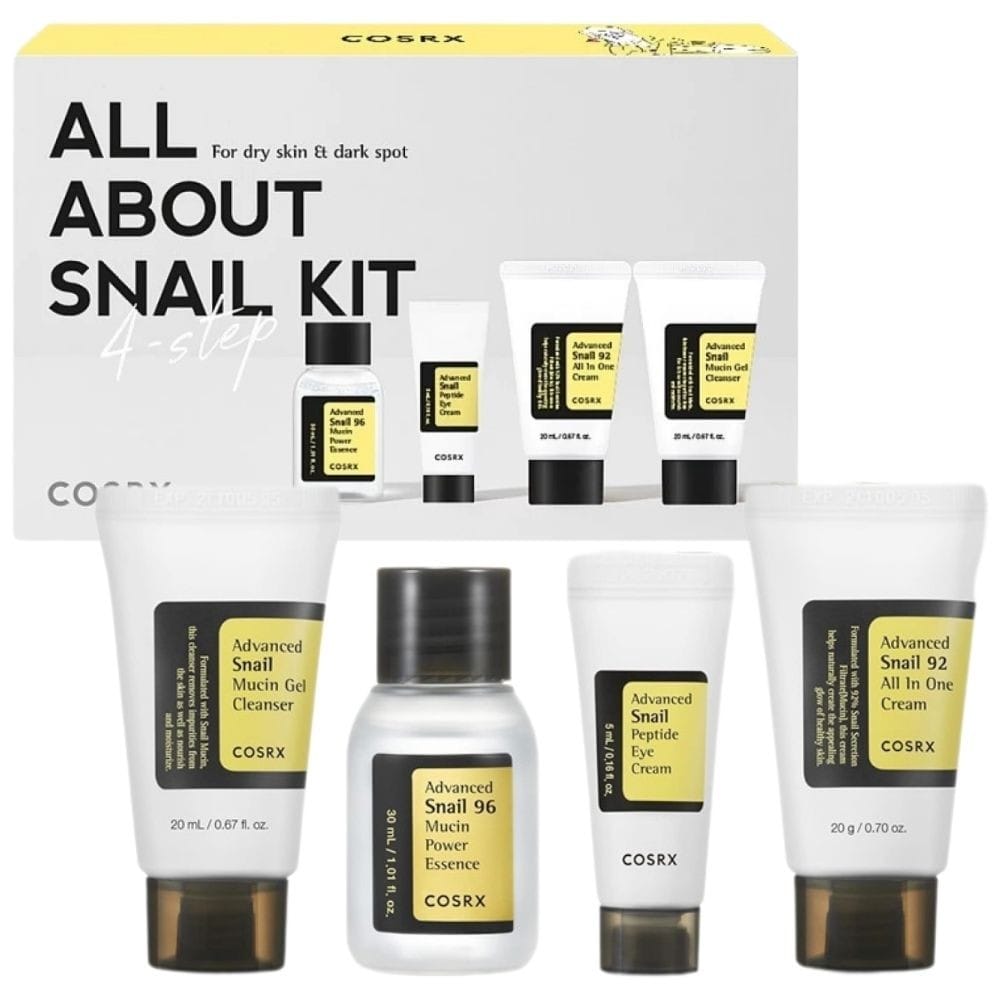 COSRX COSRX All About Snail Kit Zestaw kosmetyków ze śluzem ślimaka - 4 sztuki