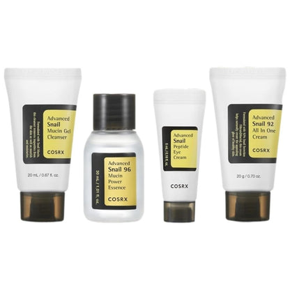 COSRX COSRX All About Snail Kit Zestaw kosmetyków ze śluzem ślimaka - 4 sztuki