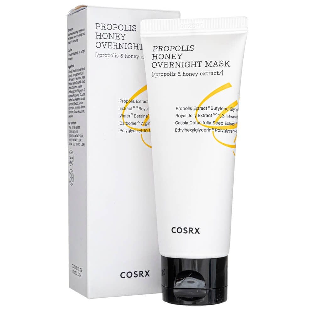 COSRX COSRX Full Fit Propolis Honey Overnight Mask Maska na noc z propolisem - 60 ml — Składniki i ocena