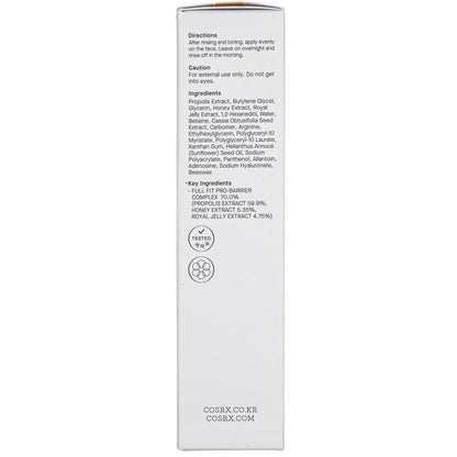 COSRX COSRX Full Fit Propolis Honey Overnight Mask Maska na noc z propolisem - 60 ml