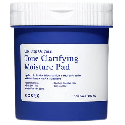 COSRX COSRX One Step Original Tone Clarifying Nawilżająco-oczyszczające płatki do twarzy - 100 sztuk