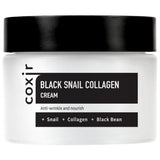 Coxir Black Snail Collagen Odżywczy krem przeciwstarzeniowy - 50 ml