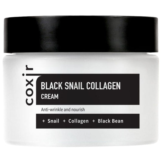 Coxir Coxir Black Snail Collagen Odżywczy krem przeciwstarzeniowy - 50 ml