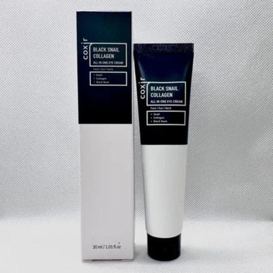 Coxir Coxir Black Snail Collagen Przeciwzmarszczkowy krem pod oczy - 30 ml
