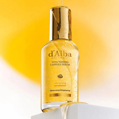 d'Alba d'Alba Vita Toning Capsule Serum Rozświetlające serum do twarzy - 100 ml