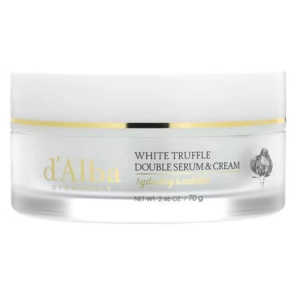 d'Alba d'Alba White Truffle Duet przeciwstarzeniowy serum i krem 2w1 - 70 g