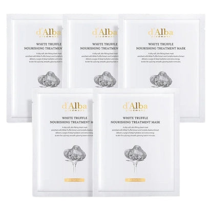 d'Alba d'Alba White Truffle Odżywcza maska z białą truflą - 5 sztuk