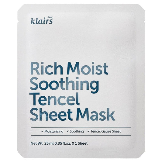 Dear, Klairs Dear, Klairs Rich Moist Soothing Nawilżająca maska w płachcie - 25 ml