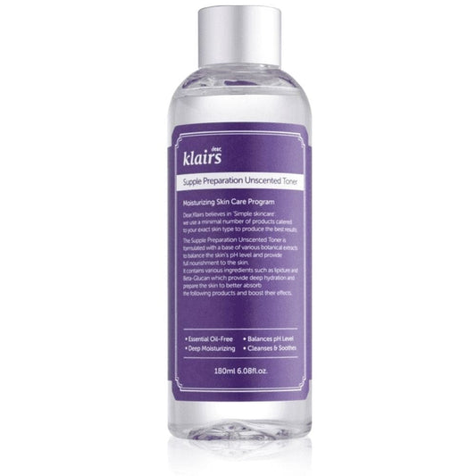 Dear, Klairs Dear, Klairs Supple Preparation Unscented Tonik Nawilżający - 180 ml