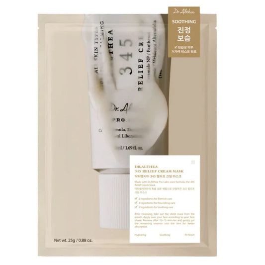Dr. Althea Dr. Althea 345 Relief Cream Mask Kojąca kremowa maska w płachcie - 1 sztuka