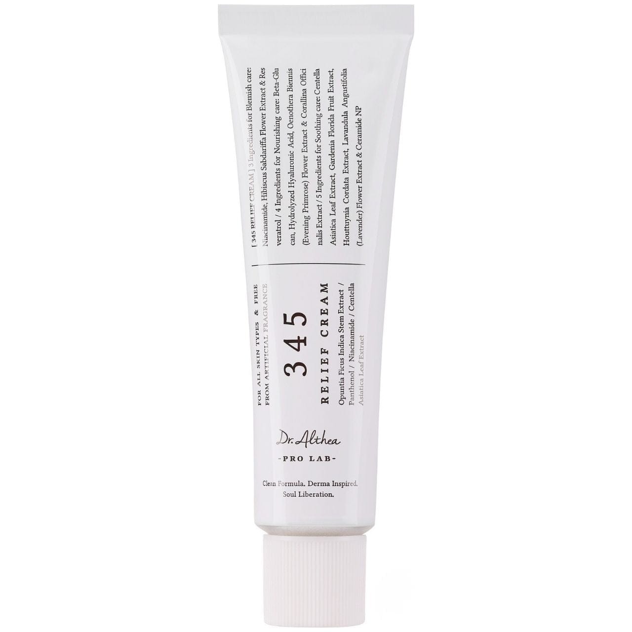 Dr. Althea Dr. Althea 345 Relief Cream Regenerujący krem do twarzy - 50 ml — Składniki i ocena