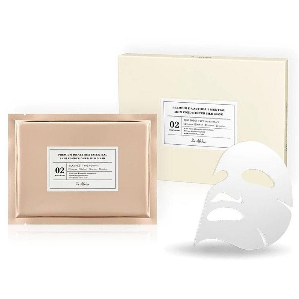 Dr. Althea Dr.Althea Essential Silk Mask Kojąca maska z ekstraktem z oczaru - 5 sztuk — Składniki i ocena