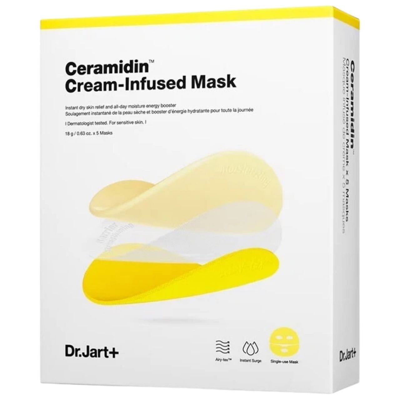 Dr. Jart+ Dr. Jart+ Ceramidin Cream-Infused Ujędrniająca maska z ceramidami - 5 sztuk