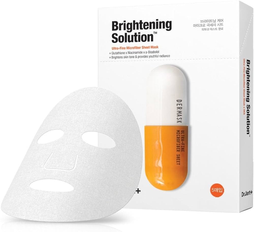Dr. Jart+ Dr. Jart+ Dermask Micro Jet Brightening Solution Maseczki rozjaśniające - 5 sztuk — Składniki i ocena