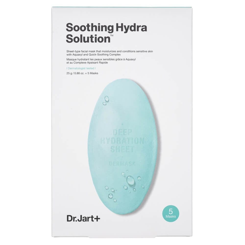 Dr. Jart+ Dr. Jart+ Dermask Water Jet Soothing Hydra Solution Maseczki kojące - 5 sztuk — Składniki i ocena