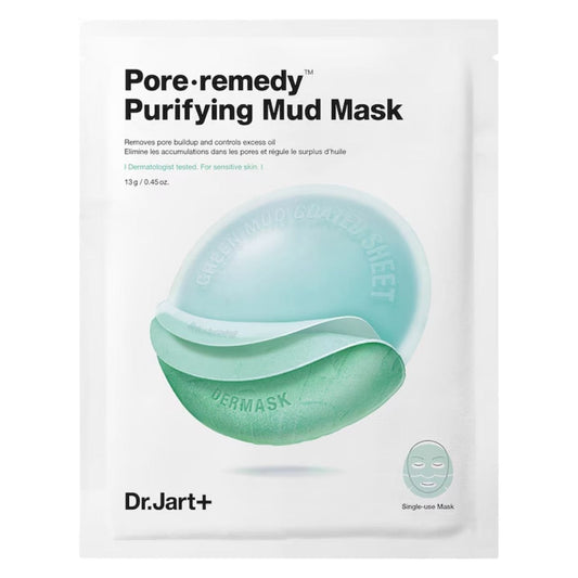Dr. Jart+ Dr. Jart+ Pore Remedy Oczyszczająca maseczka z zielonym błotem - 13 g x 5 sztuk