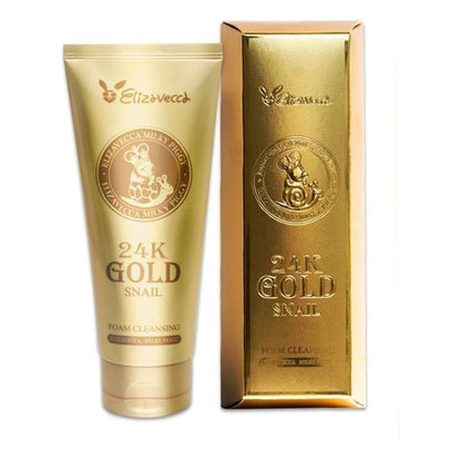 Elizavecca Elizavecca Milky Piggy 24 Gold Snail Pianka oczyszczająca - 180 ml