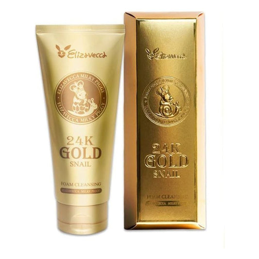 Elizavecca Elizavecca Milky Piggy 24 Gold Snail Pianka oczyszczająca - 180 ml