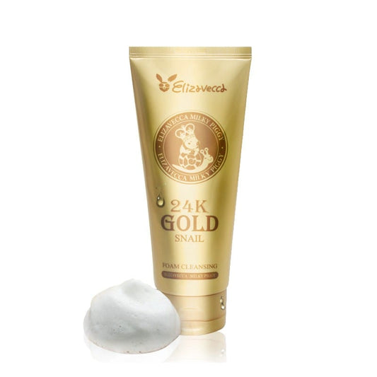 Elizavecca Elizavecca Milky Piggy 24 Gold Snail Pianka oczyszczająca - 180 ml