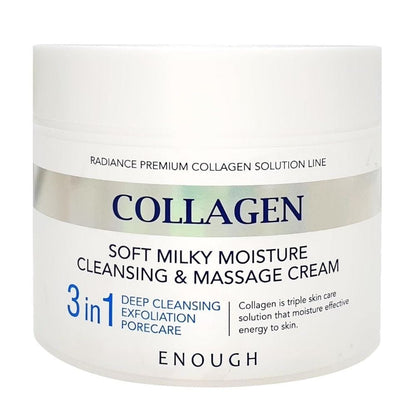Enough Enough Collagen 3w1: Krem do masażu i oczyszczania twarzy - 300 ml