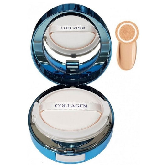 Enough Enough Collagen Aqua Air Cushion SPF50+ Podkład w kompakcie odcień 13 Light Beige - 15 g