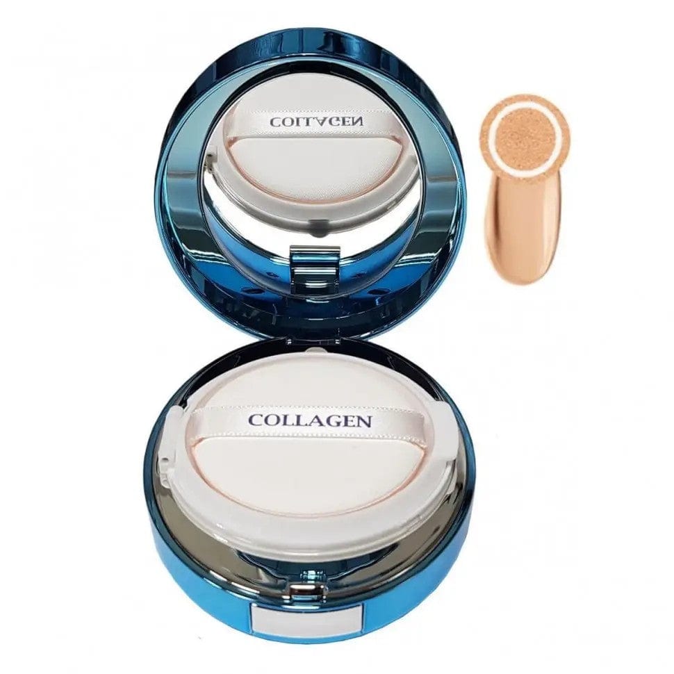 Enough Enough Collagen Aqua Air Cushion SPF50+ Podkład w kompakcie odcień 21 Natural Glow - 15 g — Inhaltsstoffe i ocena