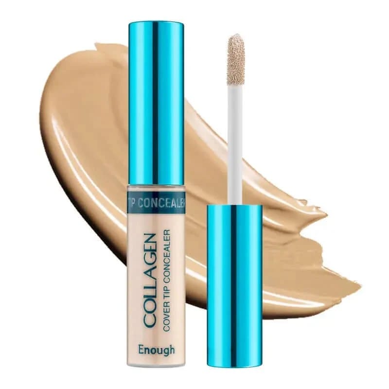 Enough Enough Collagen Cover Tip Concealer SPF36 Korektor z kolagenem - 01 Light Beige