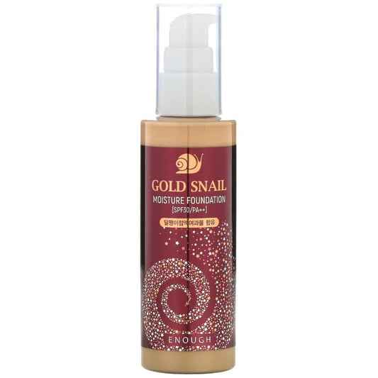 Enough Enough Gold Snail Podkład z filtratem ślimaka odcień 21 - 100 ml