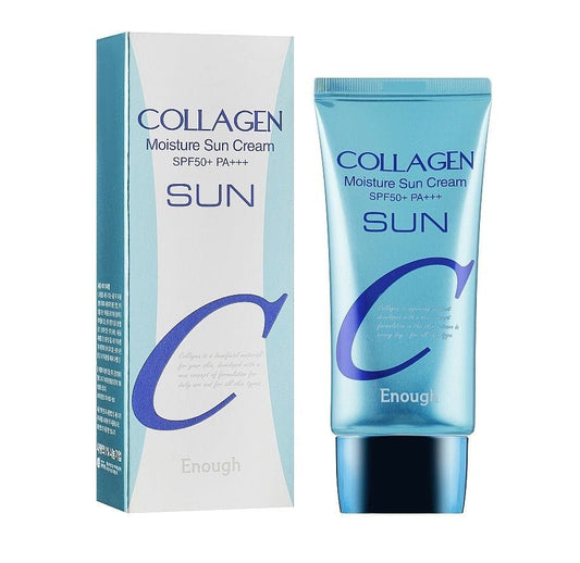 Enough Enough Krem nawilżający z kolagenem i filtrem SPF50+ - 50 ml