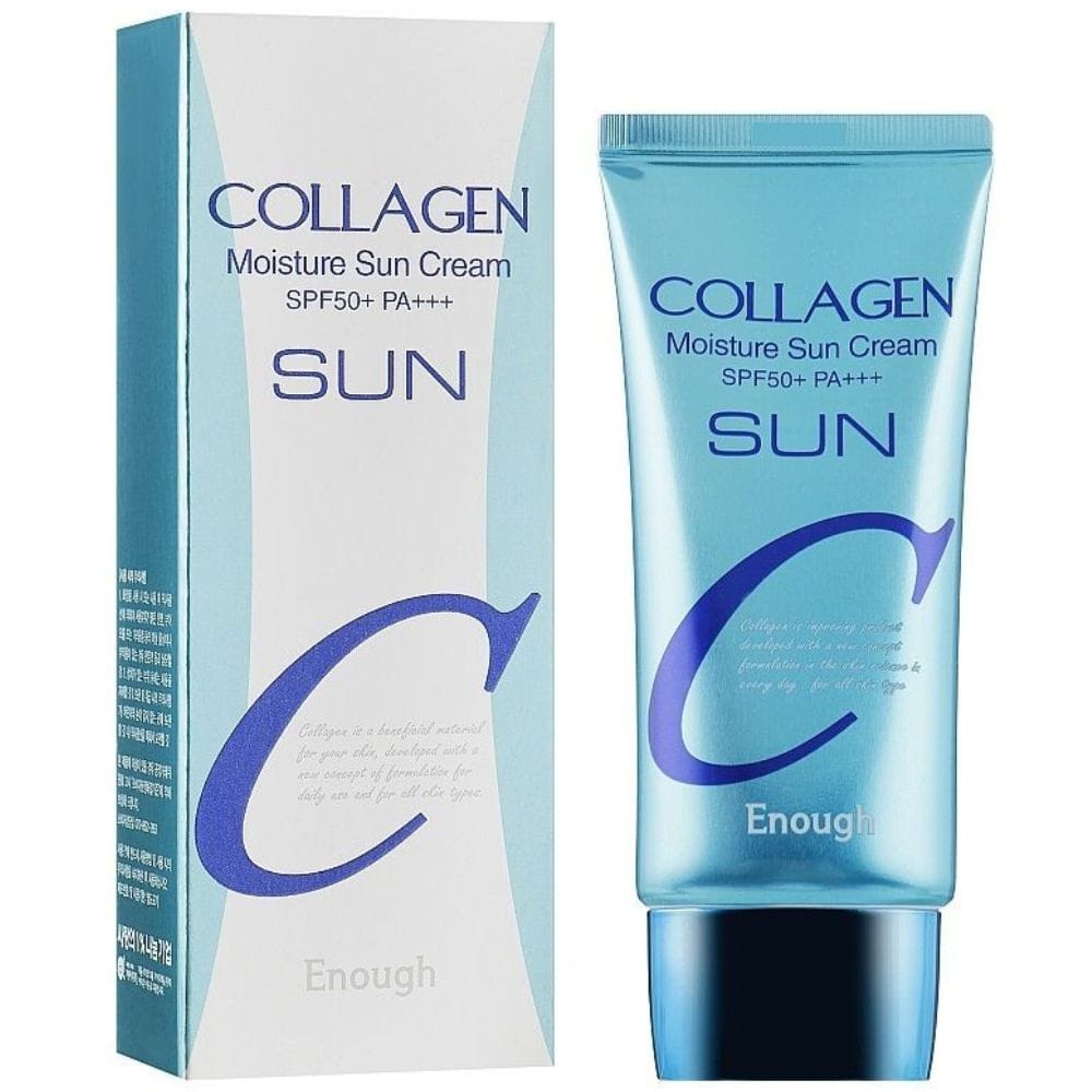 Enough Enough Krem nawilżający z kolagenem i filtrem SPF50+ - 50 ml