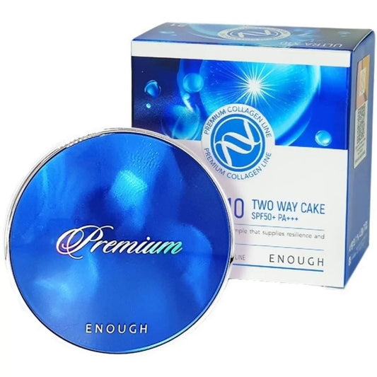 Enough Enough Puder matujący z SPF50+ Ultra X10 Two Way Cake odcień 13