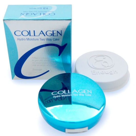 Enough Enough Puder z kolagenem Two Way Cake SPF25 odcień 13 + wkład uzupełniający (13g+13g)