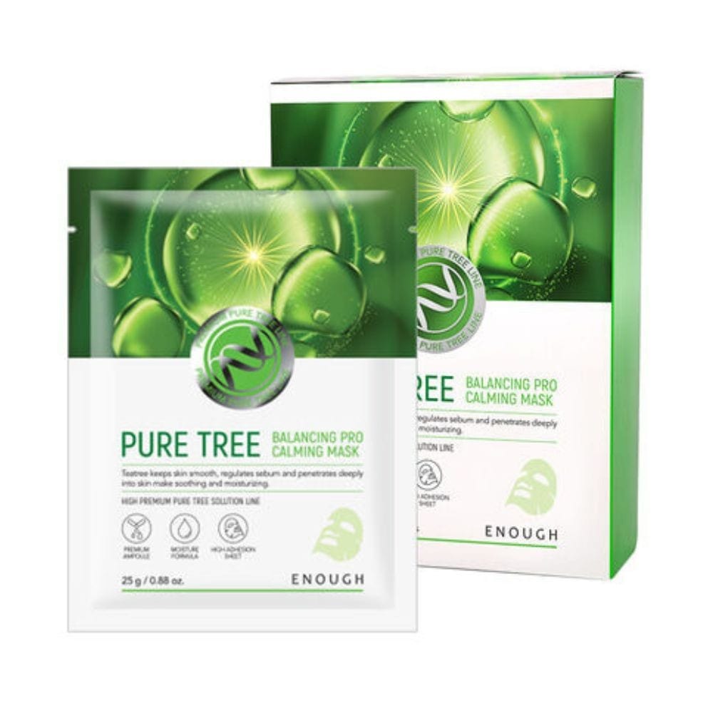 Enough Enough Pure Tree Maska z wyciągiem z drzewa herbacianego - 10 sztuk — Składniki i ocena