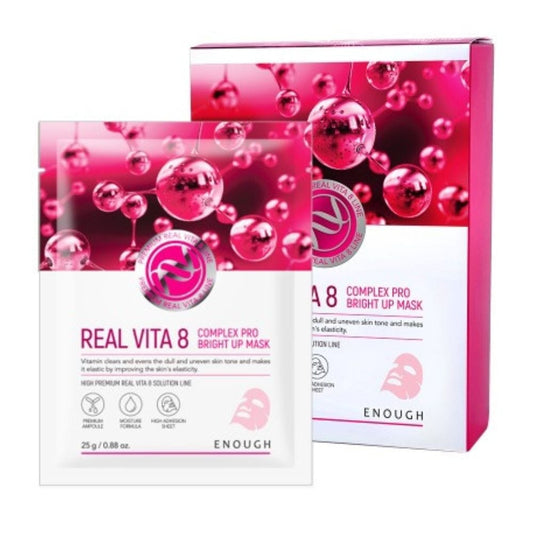 Enough Enough Real Vita 8 Maska z kompleksem witamin - 10 sztuk