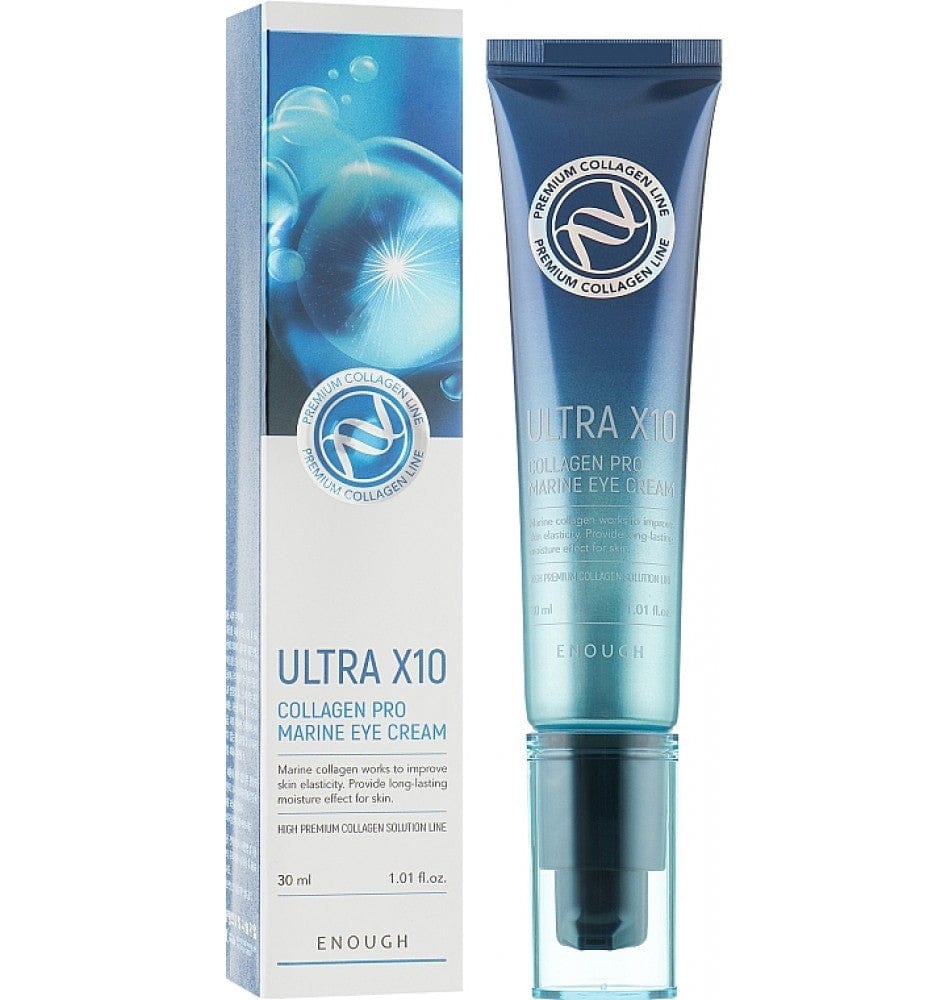 Enough Enough Regenerujący krem pod oczy Ultra X10 Collagen Pro Marine - 30 ml — Składniki i ocena