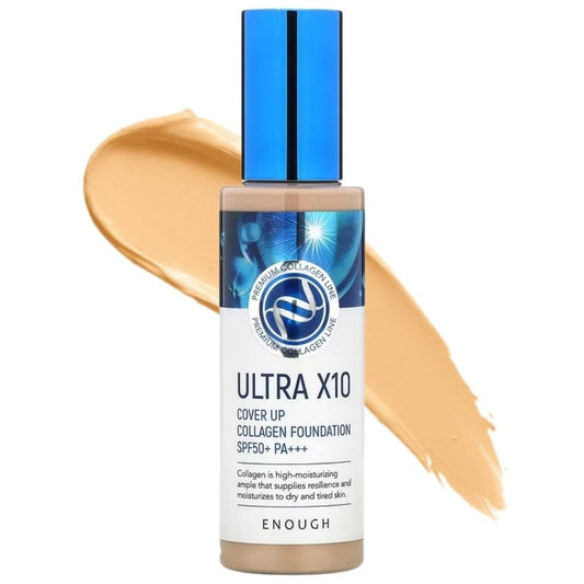 Enough Enough Ultra X10 Cover Up Nawilżający podkład z SPF50+ odcień 23 - 100 g