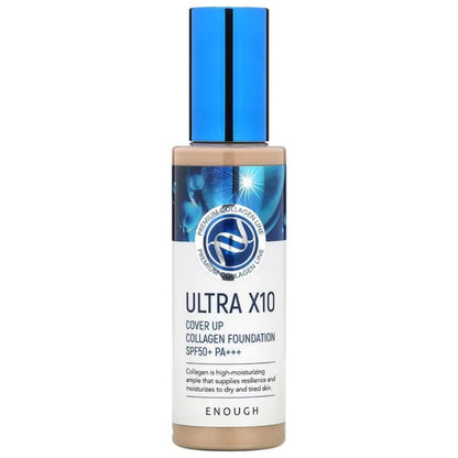 Enough Enough Ultra X10 Cover Up Nawilżający podkład z SPF50+ odcień 23 - 100 g