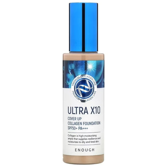 Enough Enough Ultra X10 Cover Up Nawilżający podkład z SPF50+ odcień 23 - 100 g