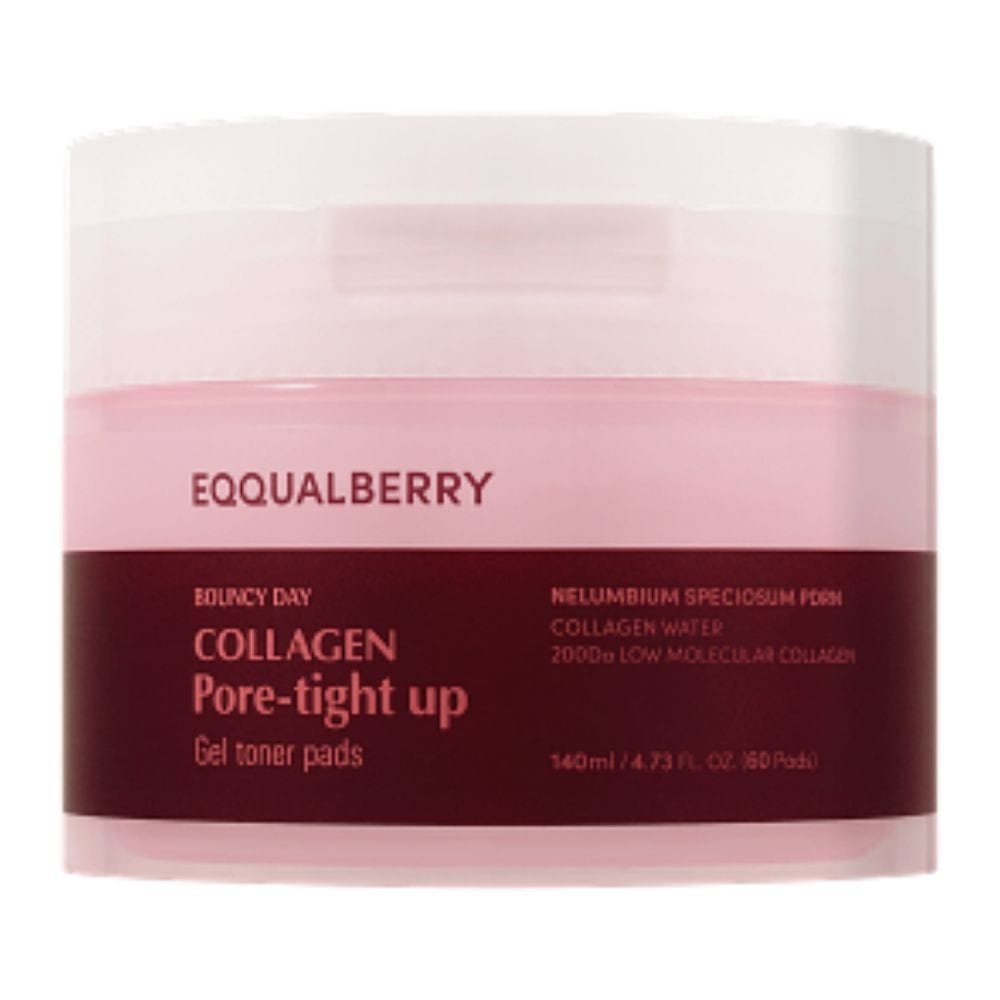 EQQUALBERRY Eqqualberry Collagen Płatki tonizujące, zwężające pory - 60 sztuk