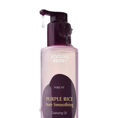 EQQUALBERRY Eqqualberry Purlple Rice Olejek do demakijażu dla problematycznej cery - 200 ml
