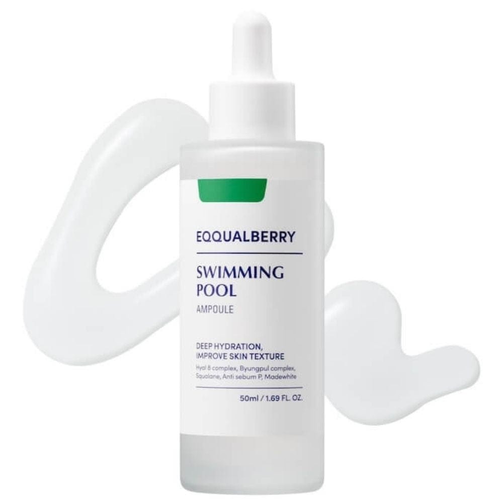 EQQUALBERRY Eqqualberry Swimming Pool Kojąco-nawilżająca ampułka ze skwalanem - 50 ml