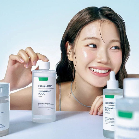 EQQUALBERRY Eqqualberry Swimming Pool Kojąco-nawilżająca ampułka ze skwalanem - 50 ml