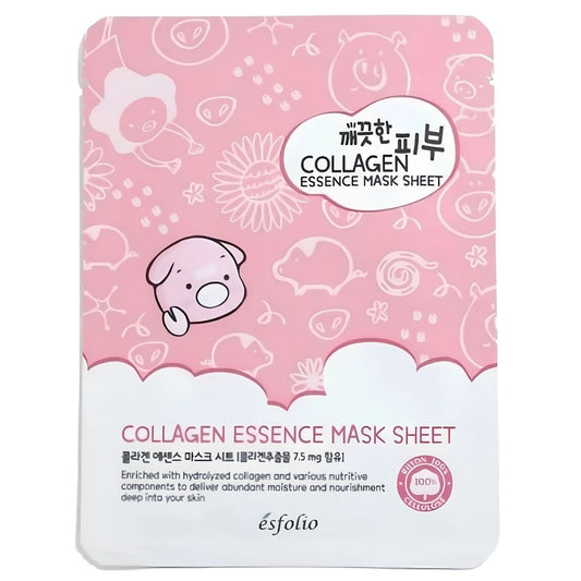 Esfolio Esfolio Pure Skin Collagen Essence Mask Sheet Nawilżająca maska w płachcie - 1 sztuka