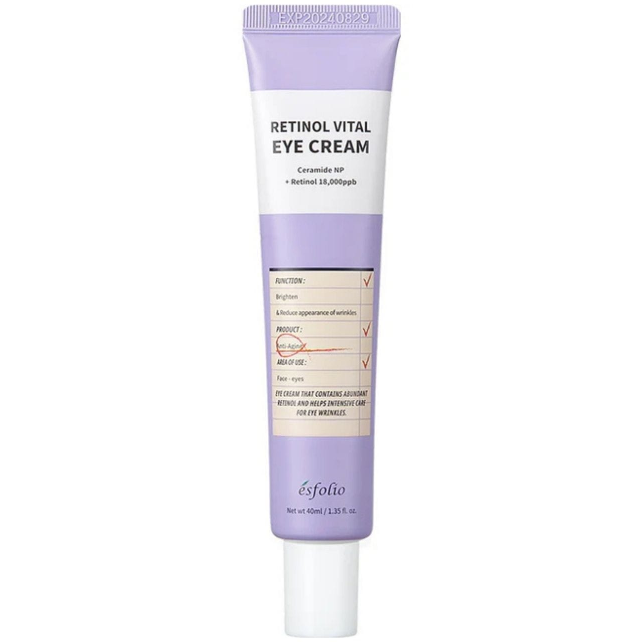 Esfolio Esfolio Retinol Vital Krem pod oczy z retinolem - 40 ml