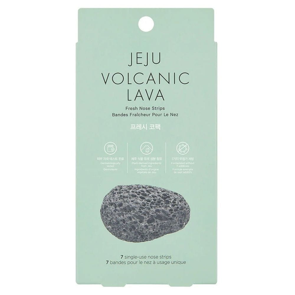 Esthetic House The Face Shop Jeju Volcanic Lava Plastry na nos z glinką wulkaniczną - 7 sztuk