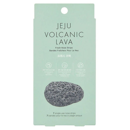 Esthetic House The Face Shop Jeju Volcanic Lava Plastry na nos z glinką wulkaniczną - 7 sztuk