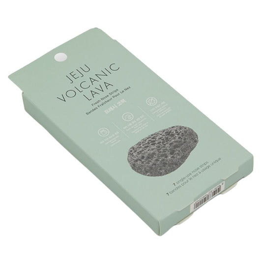 Esthetic House The Face Shop Jeju Volcanic Lava Plastry na nos z glinką wulkaniczną - 7 sztuk