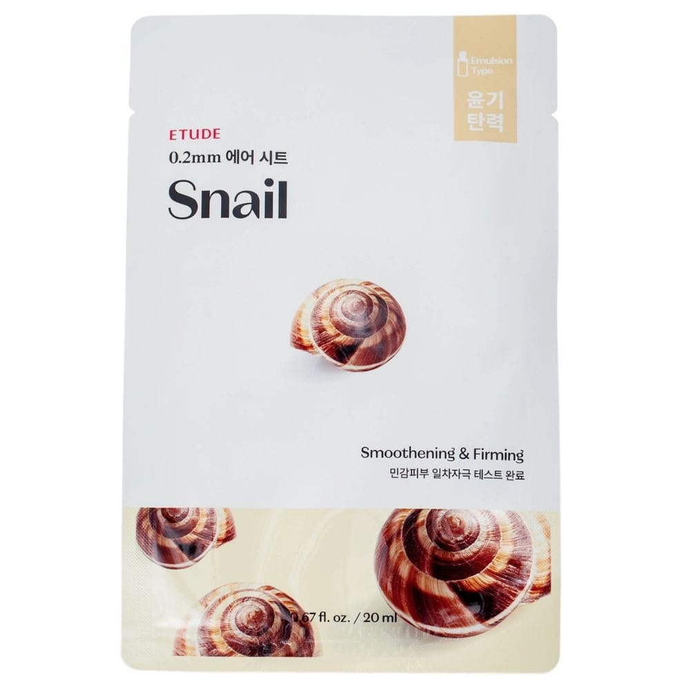 Etude House Etude Wygładzająca maska z ekstraktem ze śluzu ślimaka - 20 ml — Inhaltsstoffe i ocena
