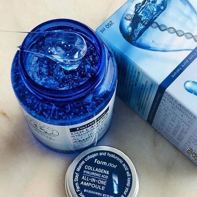 FarmStay FarmStay Ampułka z kwasem hialuronowym i kolagenem - 250 ml